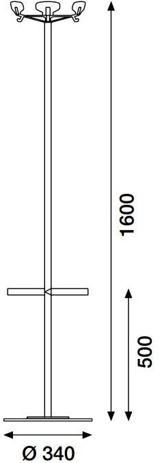 Manade Вешалка из крашеного металла Yin sun-id-1483639 - Вид №4