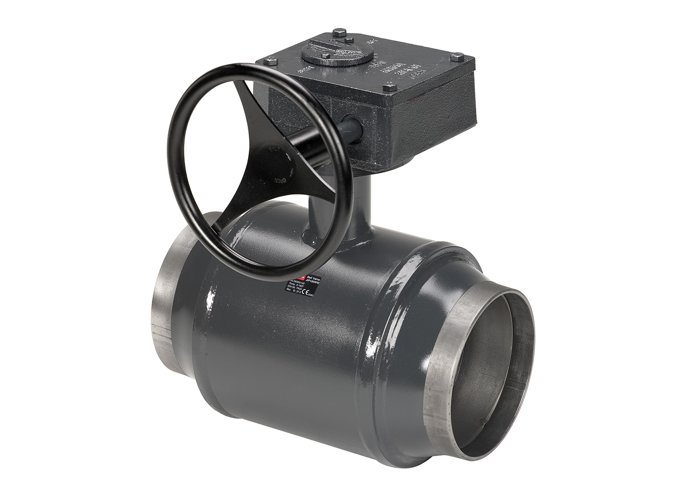 Danfoss JiP Premium WW под приварку с редукторным приводом JIP Premium WW Кран шар Ду200 Ру25 ред 065N0156G 