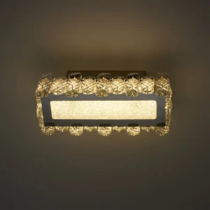 Настенный светильник светодиодный Garde регулируемый белый свет цвет хром/прозрачный