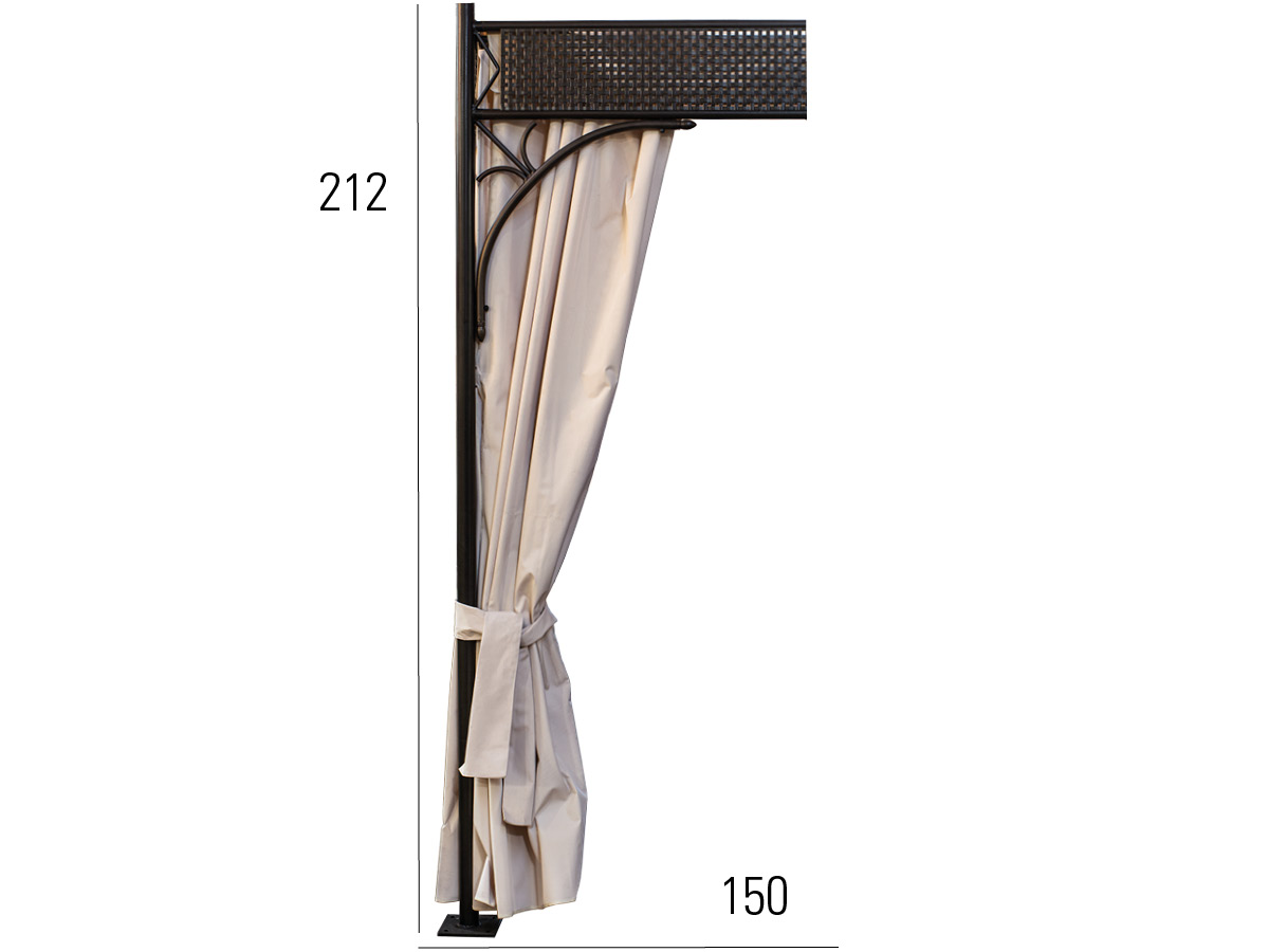 65.00.0205 Комплект штор для павильона Ромео Романтик (6 страниц) Mbm Romeo - Вид №2