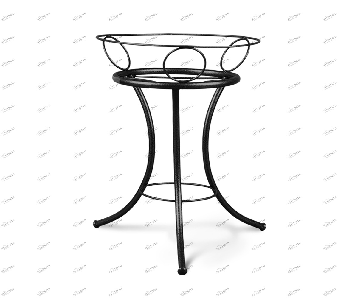 Подставка для цветов Pesochnie vesy чёрная SHEFFILTON ПОДСТАВКИ ДЛЯ ЦВЕТОВ 015010 Чёрный 