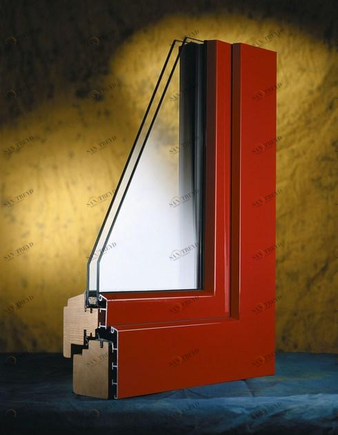 UNIFORM Окно алюминий-дерево Legno alluminio sun-id-1422934