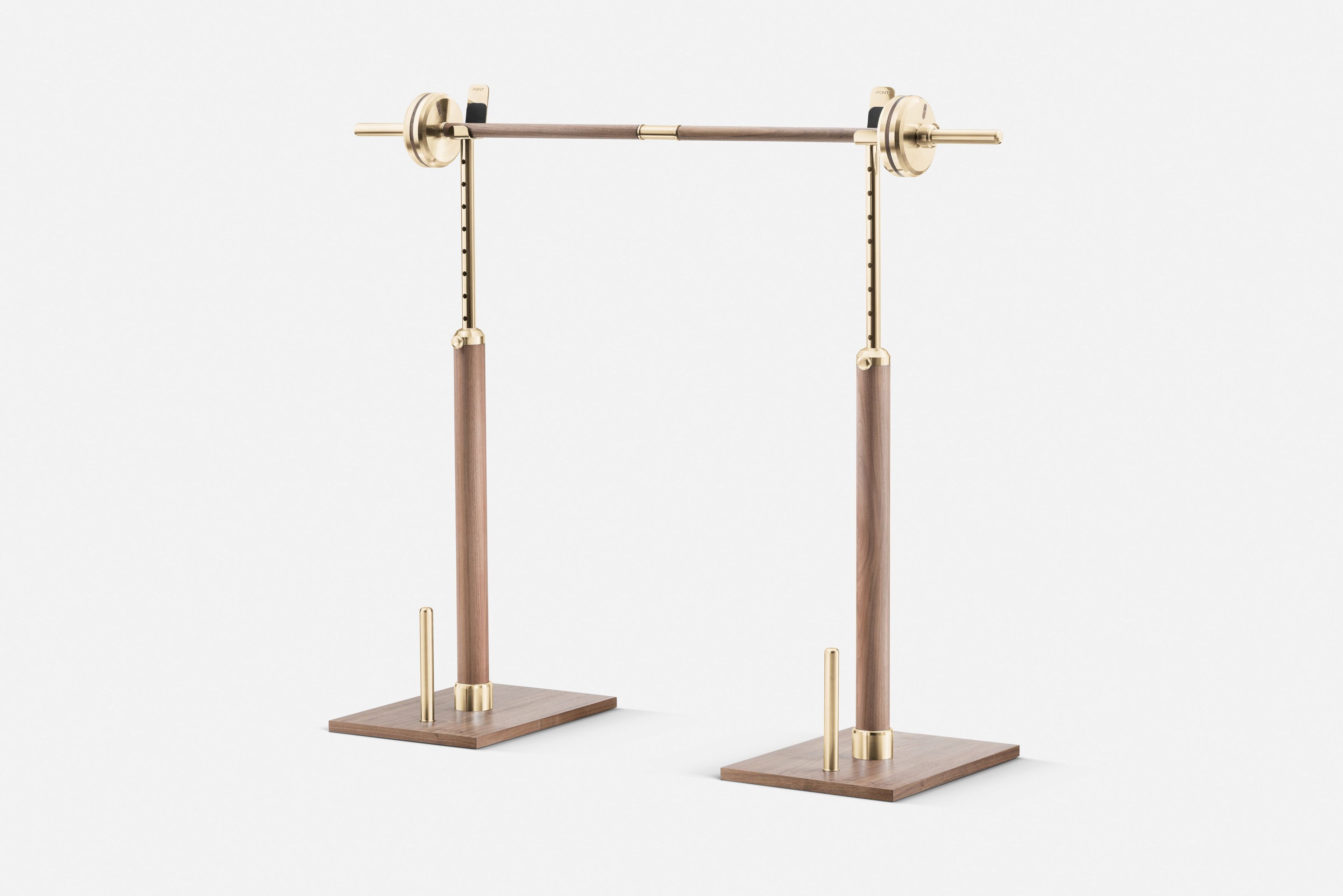 Набор скамей для тяжелой атлетики из грецкого ореха и кожи PENT BYSTRA ARCH-00019039 - Вид №2