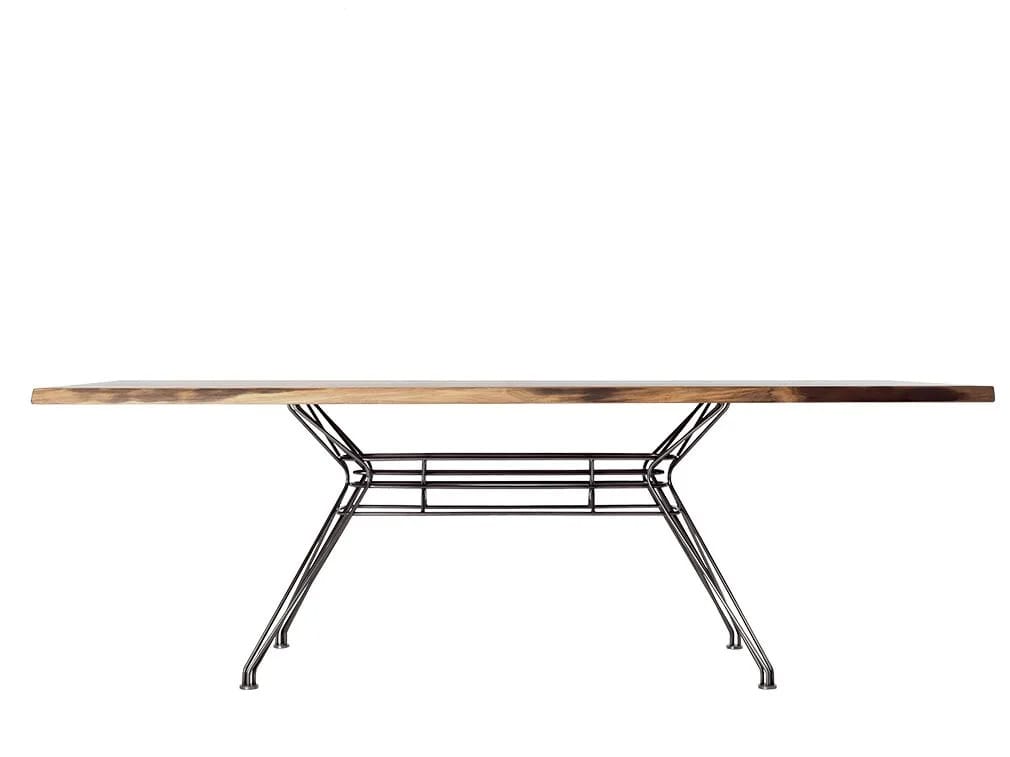 Обеденный стол из стали и дерева Bontempi Casa SANDER ARCH-00029364