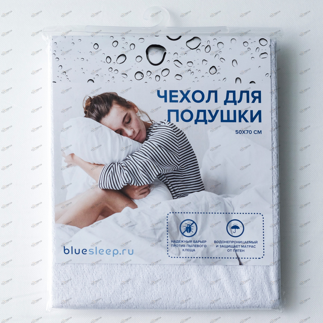 Чехол на подушку водонепроницаемый с мембраной 50х70 см Blue Sleep Hybrid BLUE SLEEP  178560 Белый 