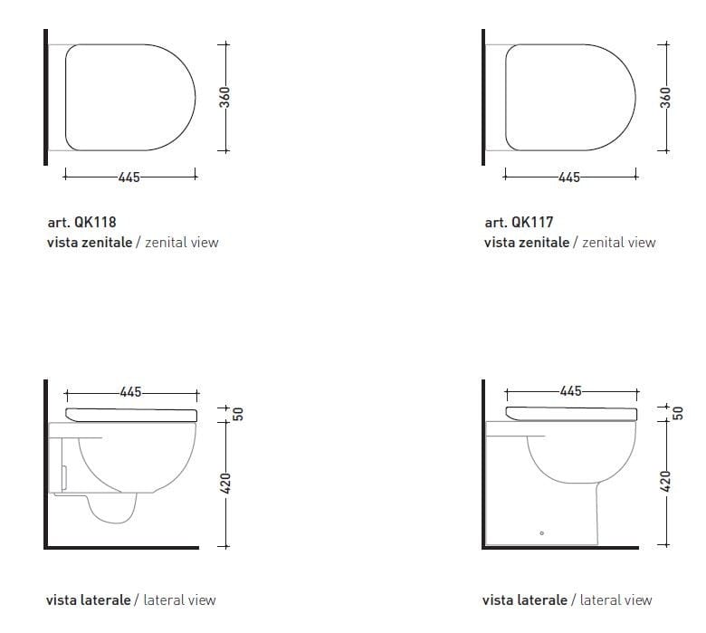 Сиденье для унитаза Ceramica Flaminia Quick ARCH-00004945 - Вид №4