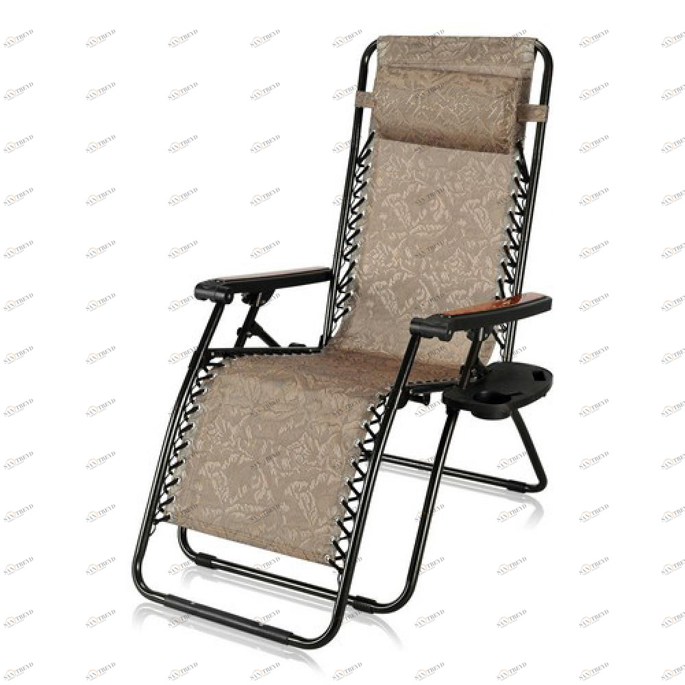 Кресло-шезлонг коричневое "Фея-Релакс 18B" AFINA  286089 Коричневый 