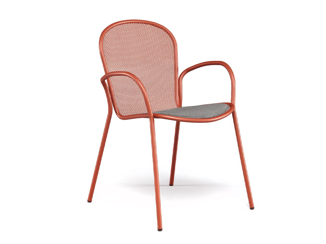 Стул для сада с подлокотниками из стали и ткани emu Ronda X ARCH-00150789