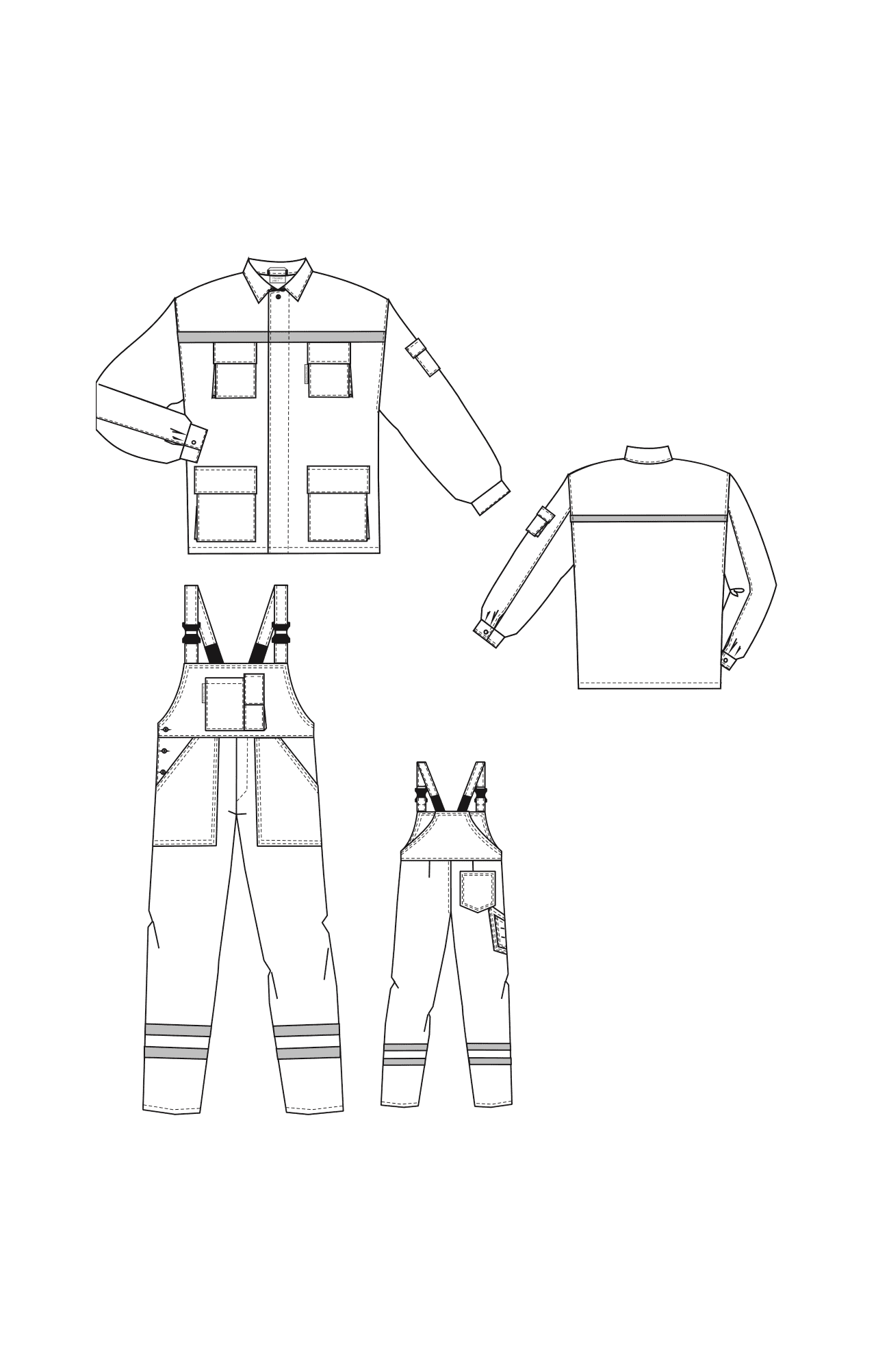 65537 Костюм "Эксперт-2" с СВП василек  Летняя спецодежда  размер 56-58/182-188  - Вид №10