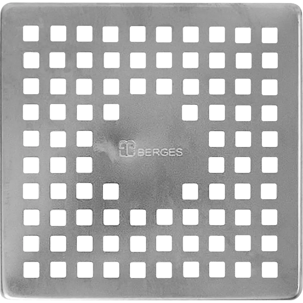 Трап для душа Berges Stock комбинированный затвор горизонтальный слив 150x150x50 мм полипропилен STLM-2043529 - Вид №1