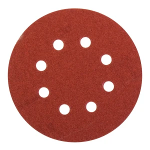 Абразивный круг Velcro Dexter P120, 8 отверстий, D125 мм, 5 шт.