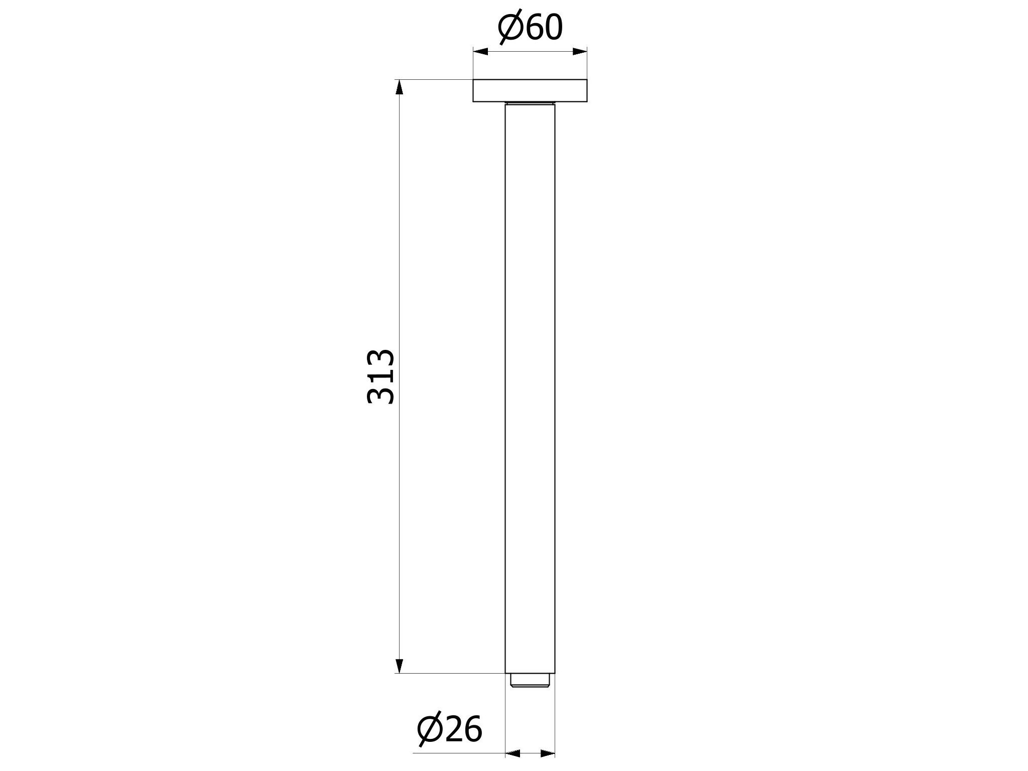 Потолочный душ IB цвет ARCH-00113883 - Вид №3
