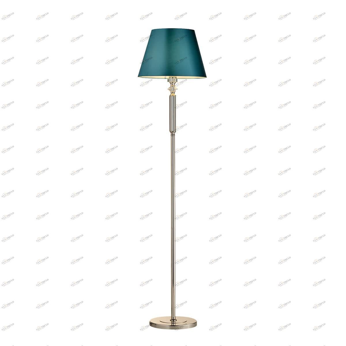 Торшер с абажуром 170х40 см зеленый Viore SL1755.175.01 ST LUCE VIORE 00-3889558 Зеленый;серебро 