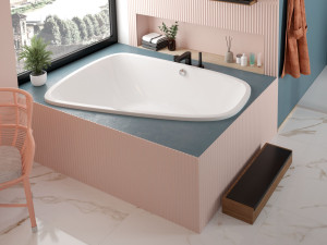 2-местная акриловая ванна с утопленной хромотерапией