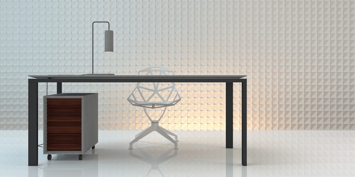 BetOn Тумба из бетона с ящиками МЕБЕЛЬ ИЗ БЕТОНА CF404 - Вид №1