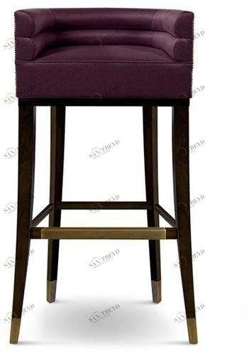 BRABBU Табурет высокий, обитый тканью, со спинкой Maa sun-id-1493914