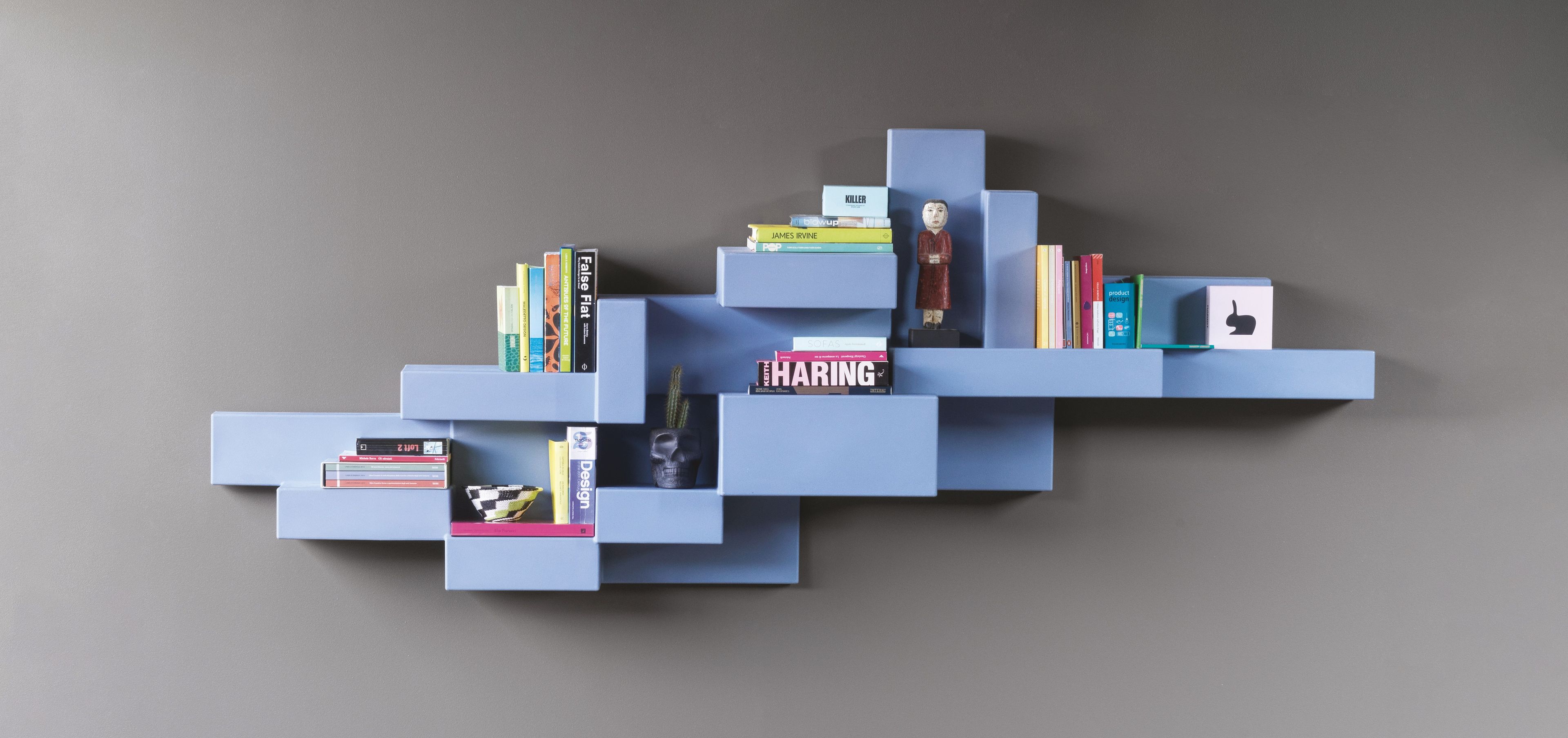 Подвесной книжный шкаф из полиэтилена Qeeboo Примитивная ARCH-00122855 - Вид №3