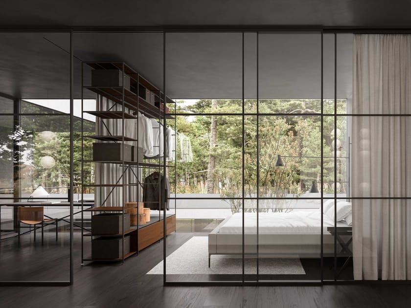 Раздвижные стеклянные двери ADL мастерская ARCH-00029090