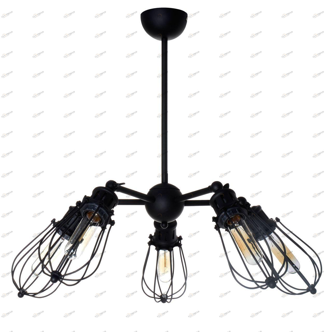 Подвесная люстра Spot Light Lorenzo 9980504 черная SPOT LIGHT ДИЗАЙНЕРСКИЕ, LORENZO 108262 Черный 
