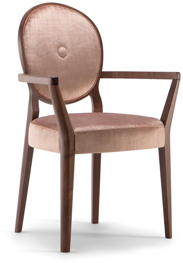 Tirolo Стул из массива дерева и ткани с подлокотниками Sofia 045 sb - Вид №1