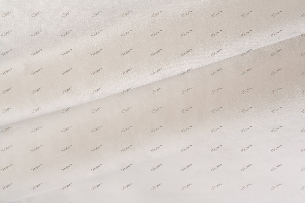 COLORISTICA Портьерная ткань  Бархат  Swiss velvet Бежевый Swiss velvet col.15