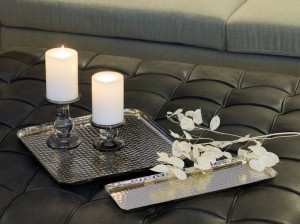 Алюминиевый подсвечник / лоток