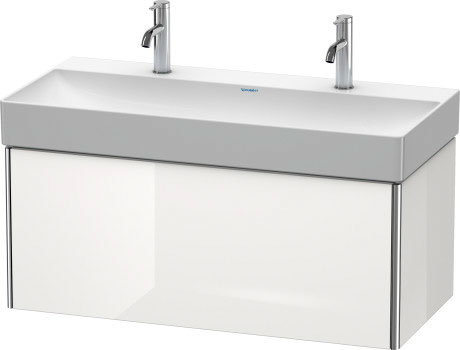 XS406309292 XSquare Тумбочка подвесная Каменно-серый шелковисто-матовый лак Duravit - Вид №2