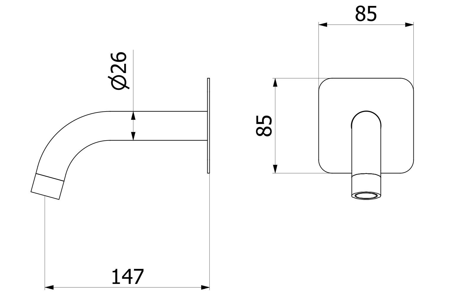 Настенный дозирующий носик IB Милан Турин ARCH-00041811 - Вид №13