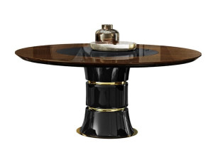 Круглый деревянный стол