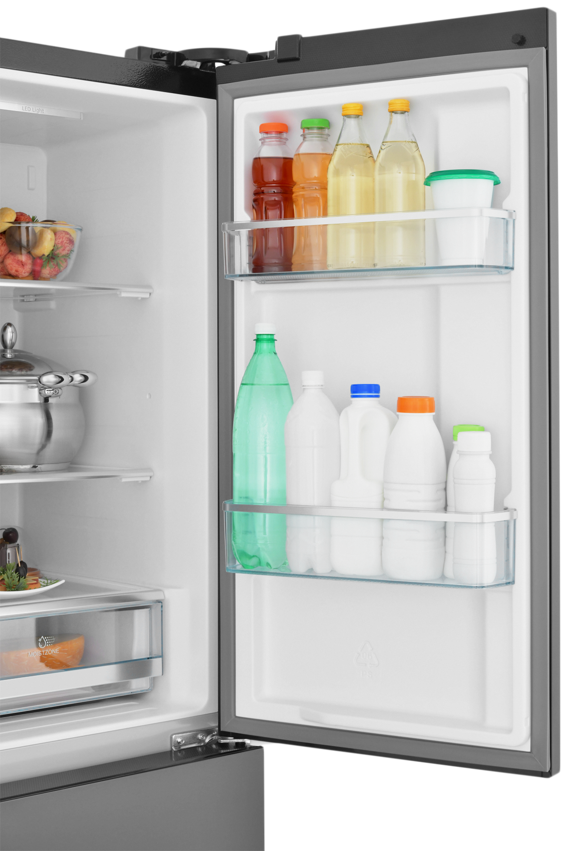 9185196 Холодильник Side by Side   ZUGEL ZRTD459XB черный STDN-0120863 - Вид №4