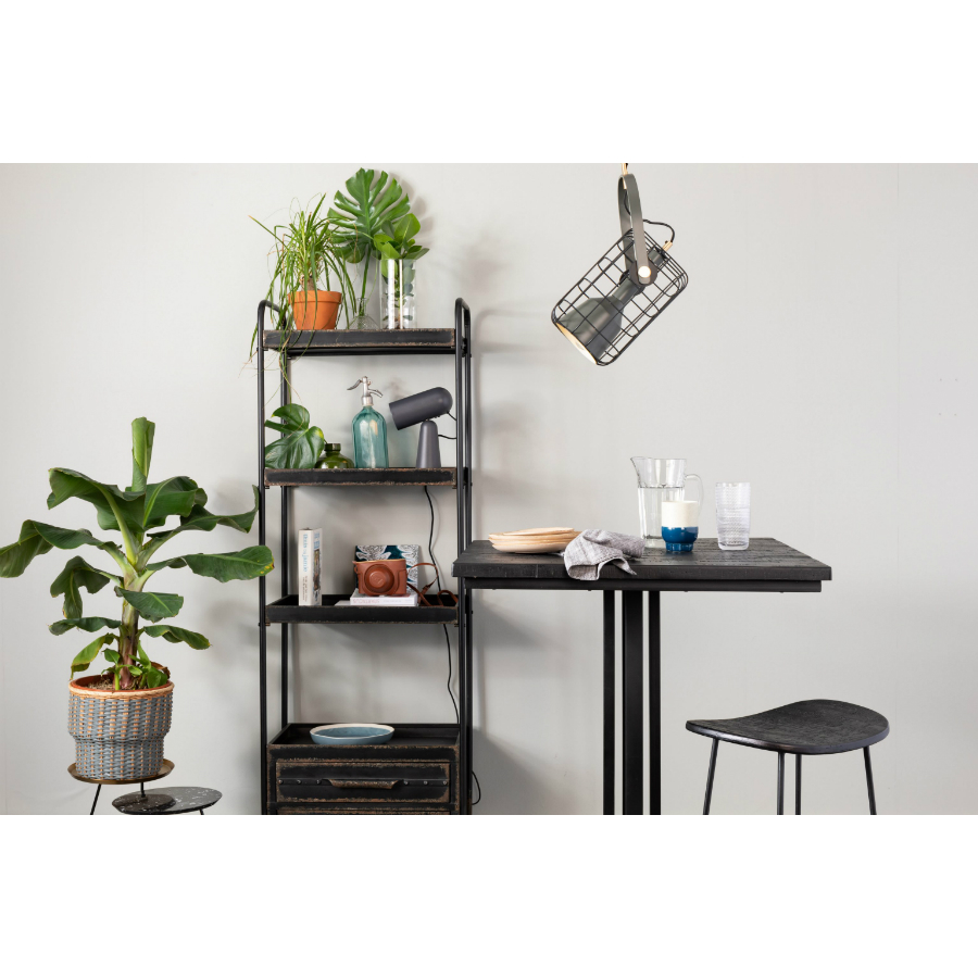 Стул высокий Tangle, черный White Label Living 1500073 - Вид №1