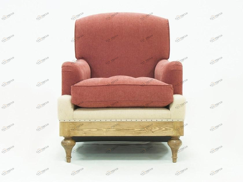 CREARTE COLLECTIONS Кресло из ткани с подлокотниками Rufus essence 99