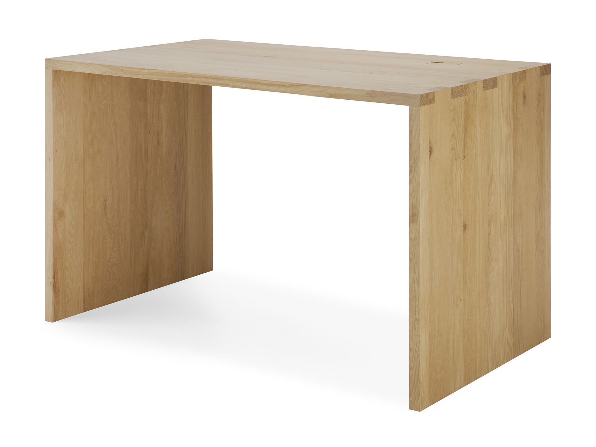 Дубовый стол с системой кабельной втулки Ethnicraft U ARCH-00050782 - Вид №1