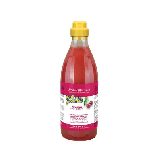 ПР0049983 Шампунь Black Cherry для короткой шерсти с протеинами шёлка 500 мл Iv San Bernard 