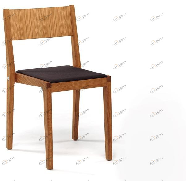 Nola Industrier Стул штабелируемый с обивкой из фанерованной древесины Axel sun-id-1476106