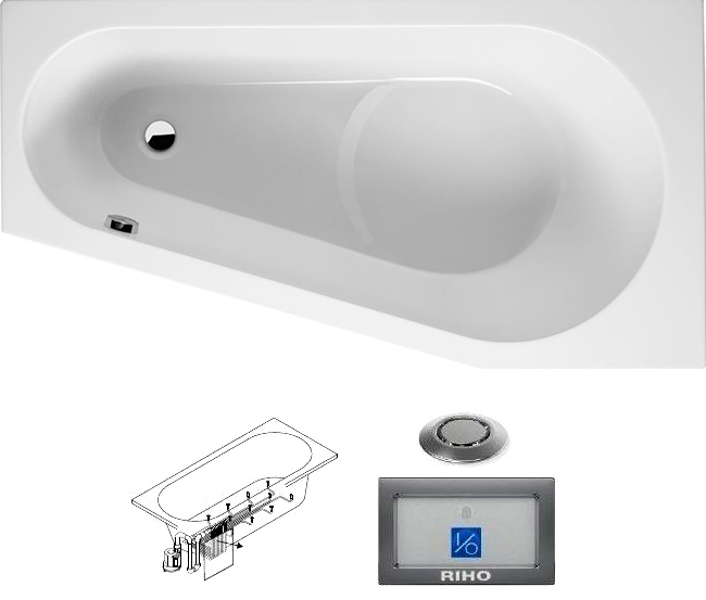 BB8300500000000_top1 Ванна Riho Delta Santreyd - Вид №1