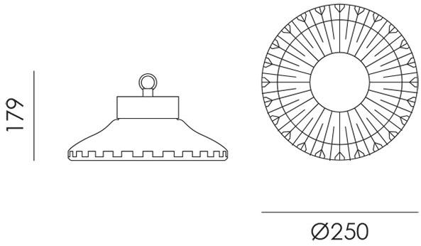NEXO LUCE Светодиодный проектор для улицы Inlux projector-high bay 5293 - Вид №1