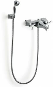 Devon&Devon Смеситель для ванны настенный из латуни с ручным душем Time