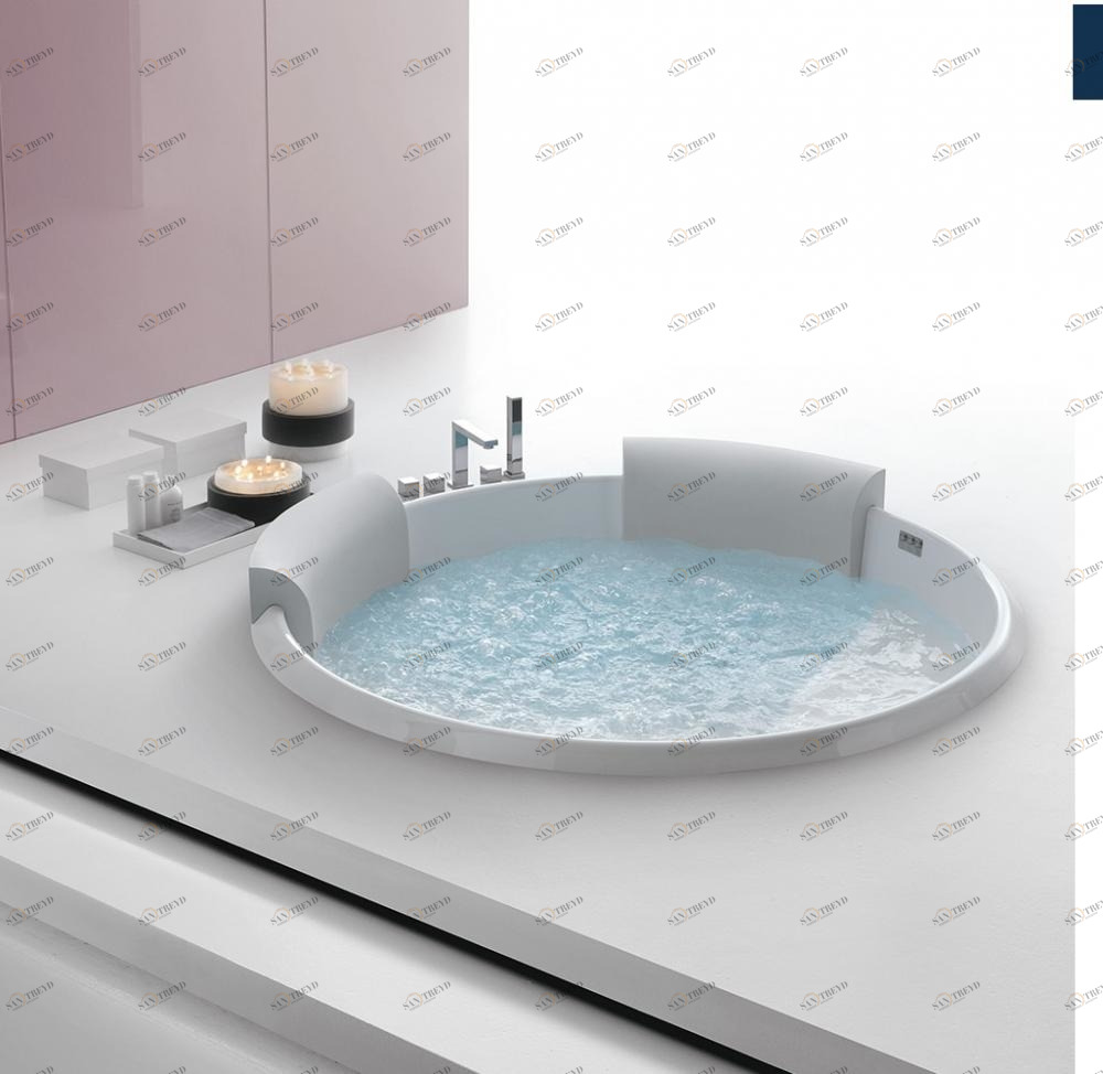 Круглая ванна встроенная Bolla 160 см 2BOA1N2 Gruppo Geromin