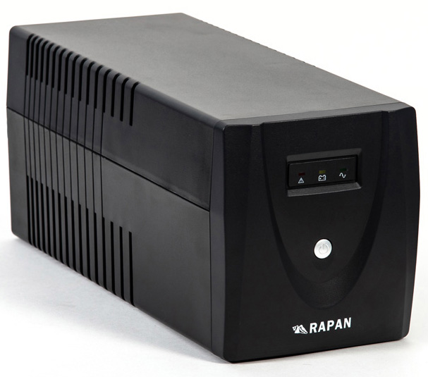 RAPAN-UPS 1000 power supply 220v 1000va / 600w meander with battery 2x7ah interactive Бастион 