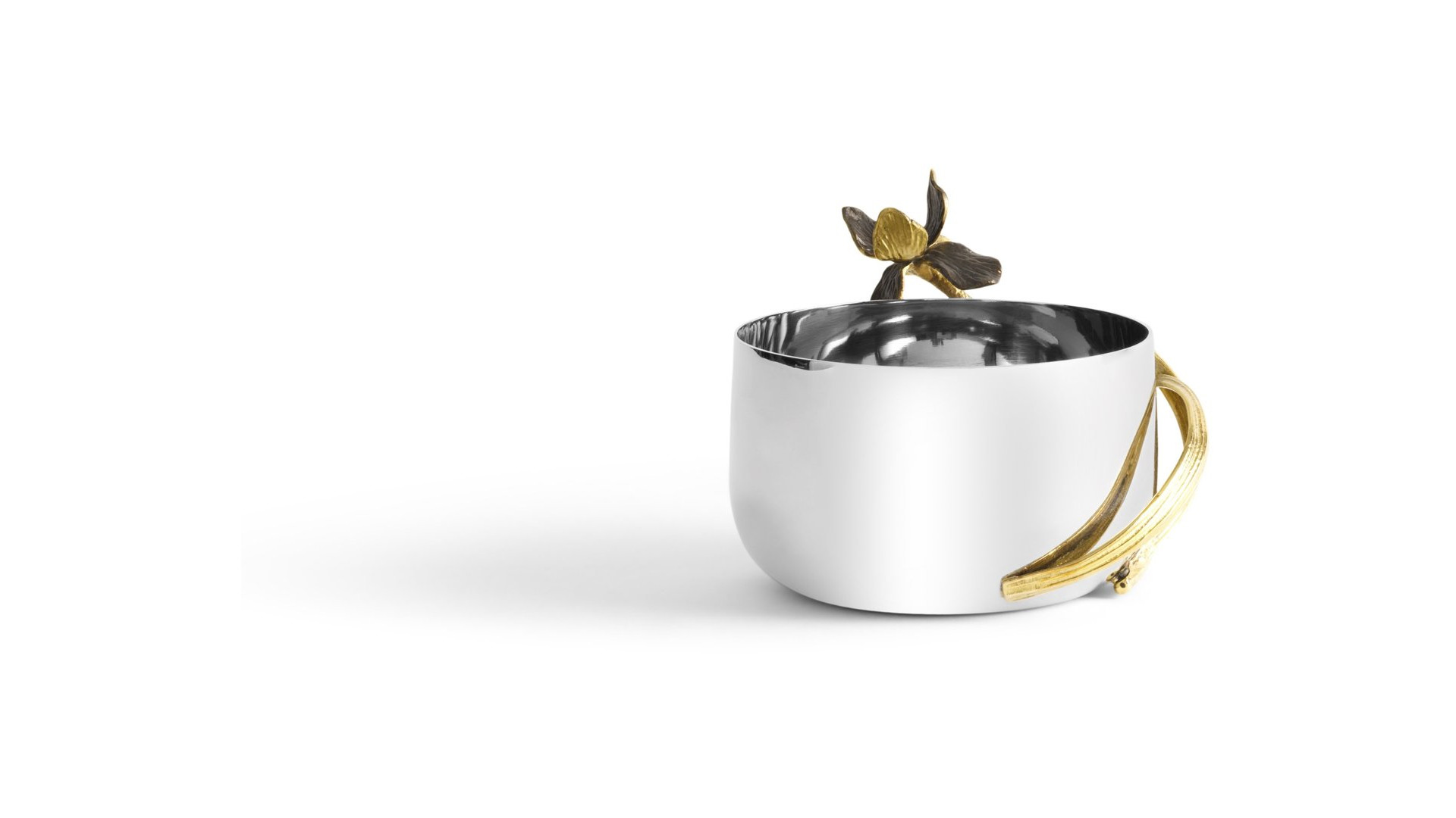 10663705 Michael Aram Чаша для орешков Michael Aram Черный ирис 14см, сталь нержавеющая Сталь нержавеющая  - Вид №3