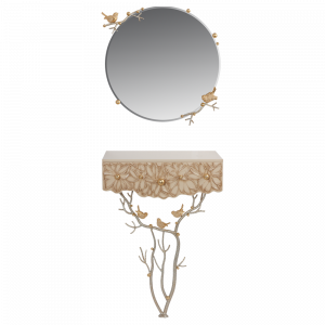 15009,79025 Консоль и зеркало Терра Айвори BOGACHO