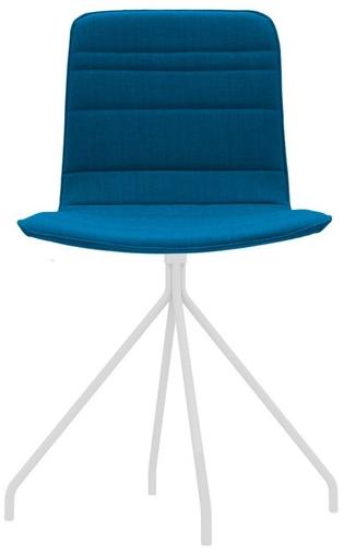 Viccarbe Стул на козелке из ткани Klip sun-id-1444327 - Вид №1