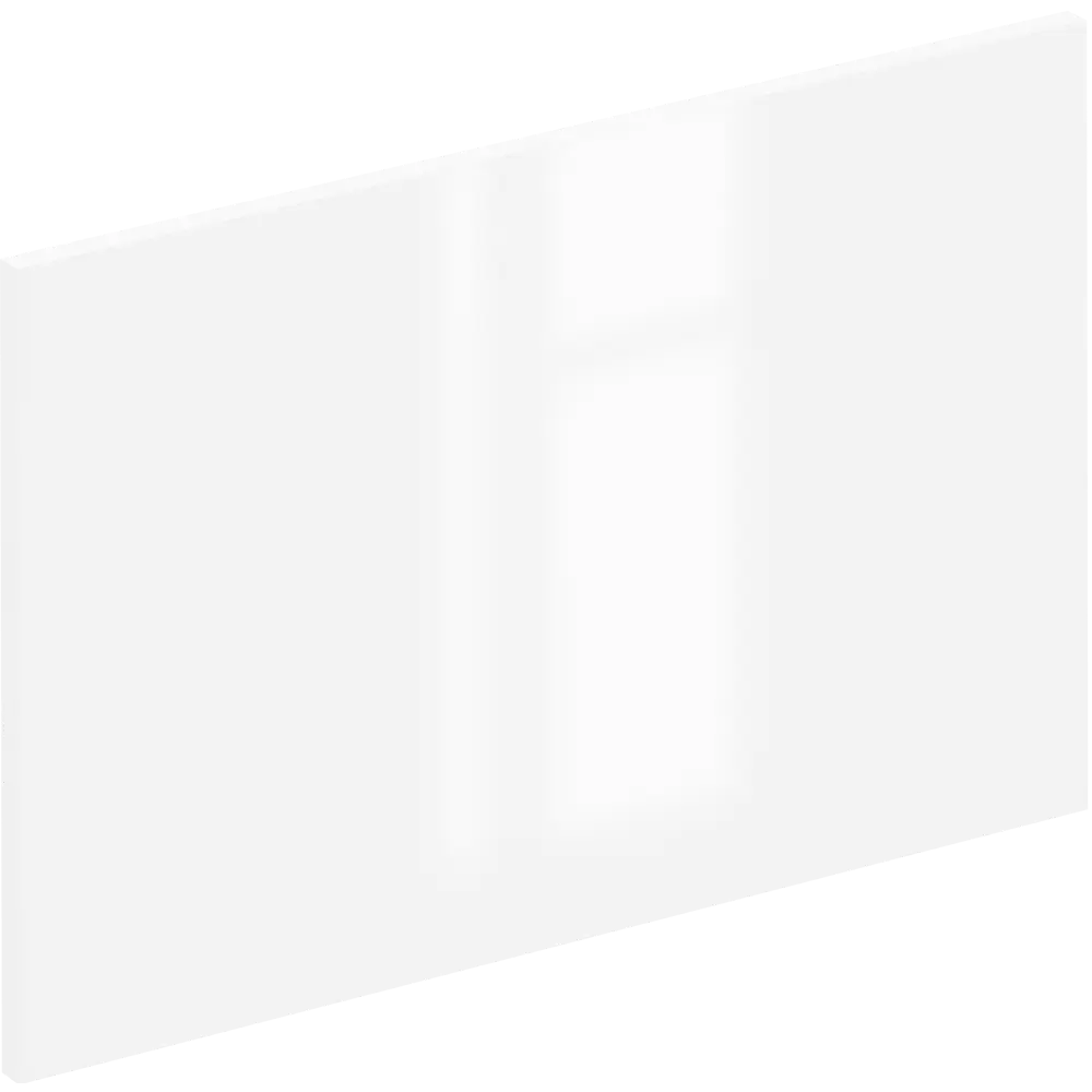 Фасад кухонный DELINIA ID Аша белый глянцевый 59.7x38.1 см 82011159 STLM-0861433