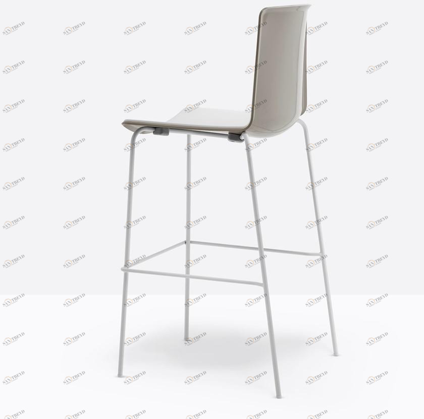 Pedrali Табурет высокий полипропиленовый с подставкой для ног Tweet 896