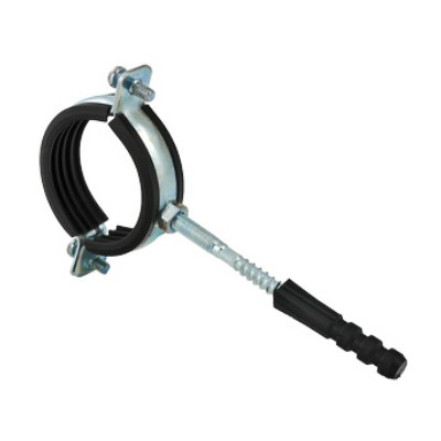 RUS.833.03 Кронштейн для труб стальной с резиновым уплотнением Valtec 3/8", 15–19 мм 