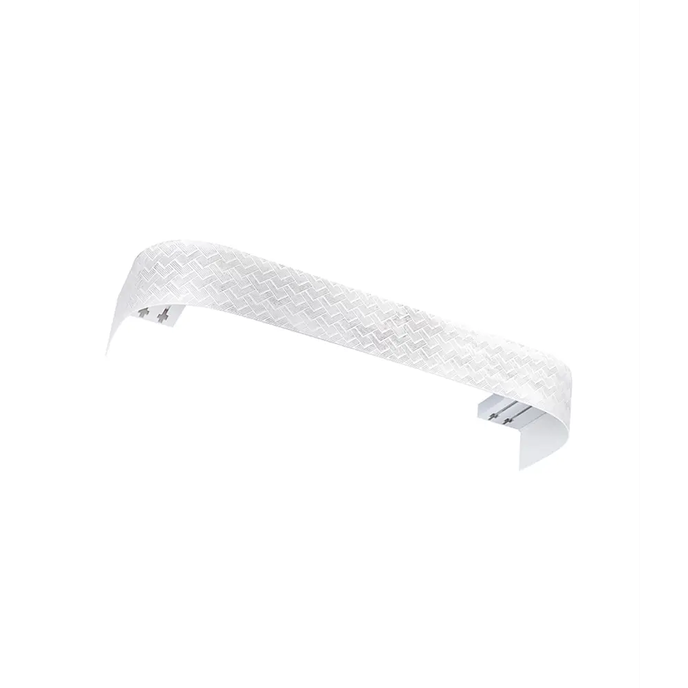 Карниз трехрядный Кант 200 см пластик цвет светло-серый DOMLEGRAND STLM-2190582