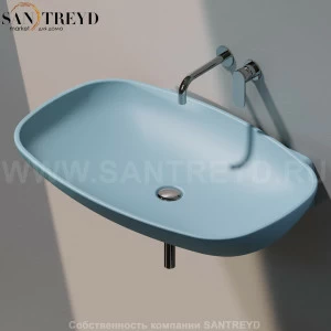 ND5080.5014 Подвесная раковина настенная прямоугольная Ceramica Flaminia Nuda