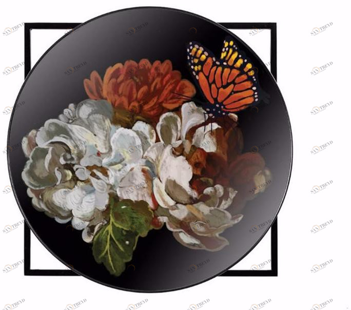 MOMENTI Зеркало / картина из металла The black attitude sun-id-1383897