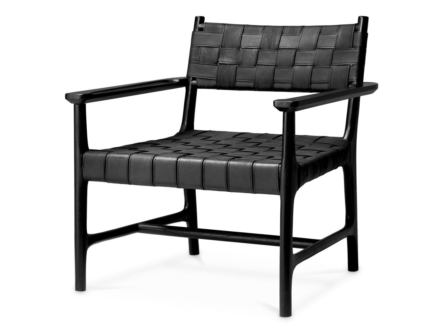 Кожаное кресло с подлокотниками Eichholtz Tiberio ARCH-00095208